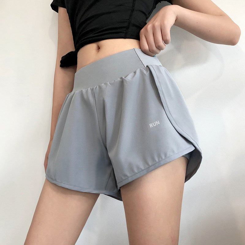 Women's sports shorts anti-empty fitness pants