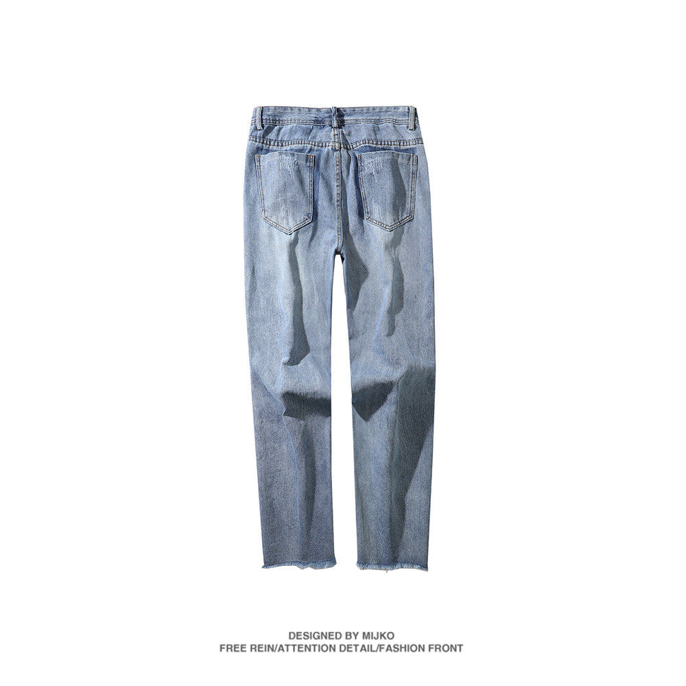 Hole patch insect bite trousers