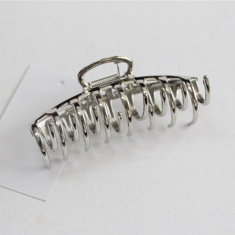 Simple  Claw Large Shark Clip Metal Hair Headdress