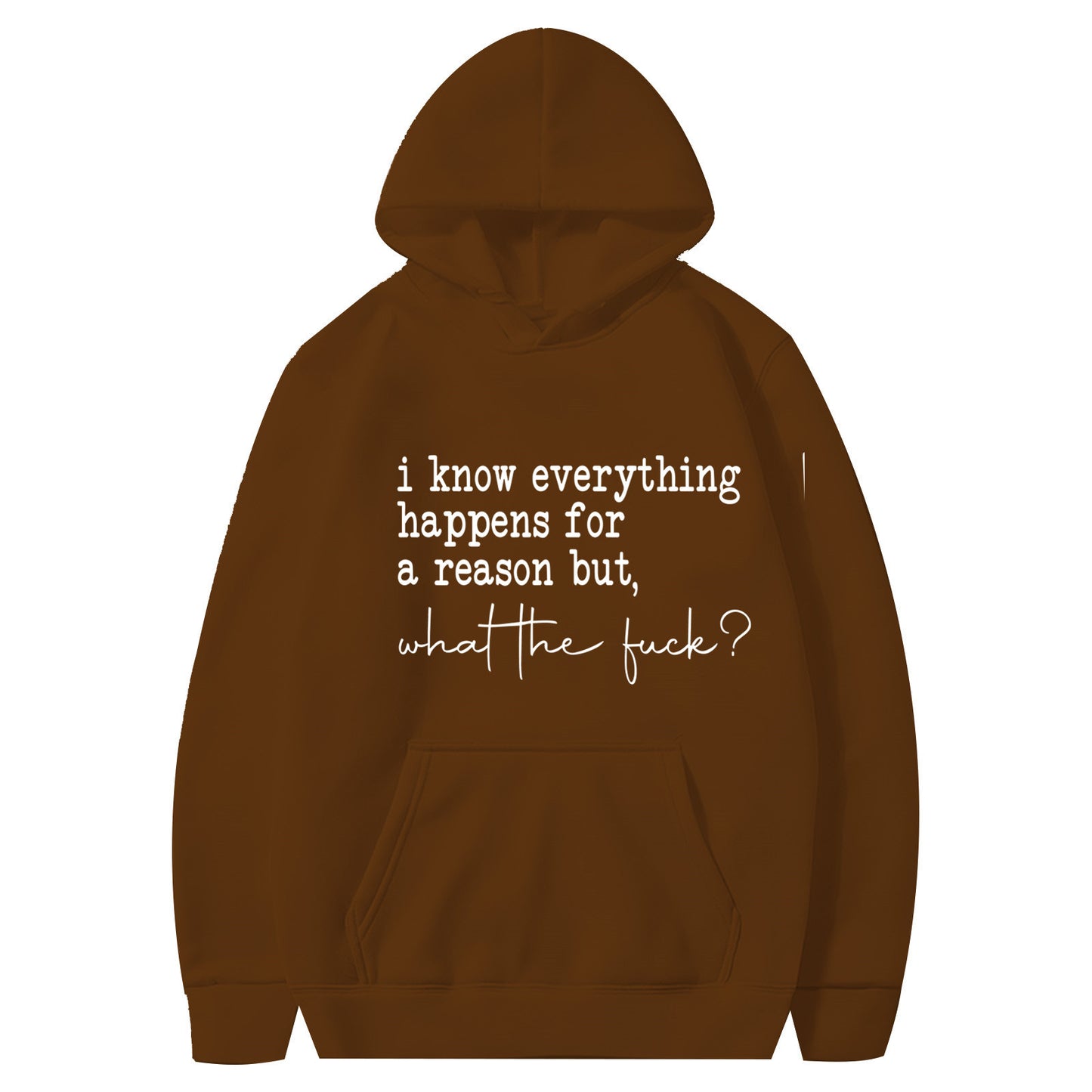 Trøje med hætte og print til kvinder
