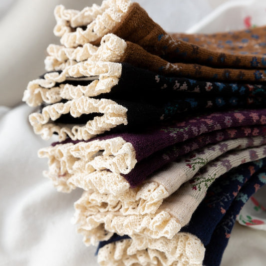 Women's Spring And Summer Lace Boat Socks