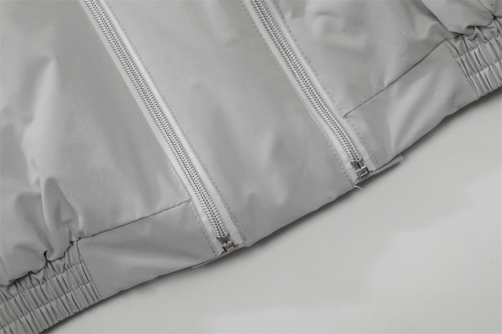 Special Offer Multi-color Zipped Stand Collar Jacket Men's Fashion Design Loose Sports Top