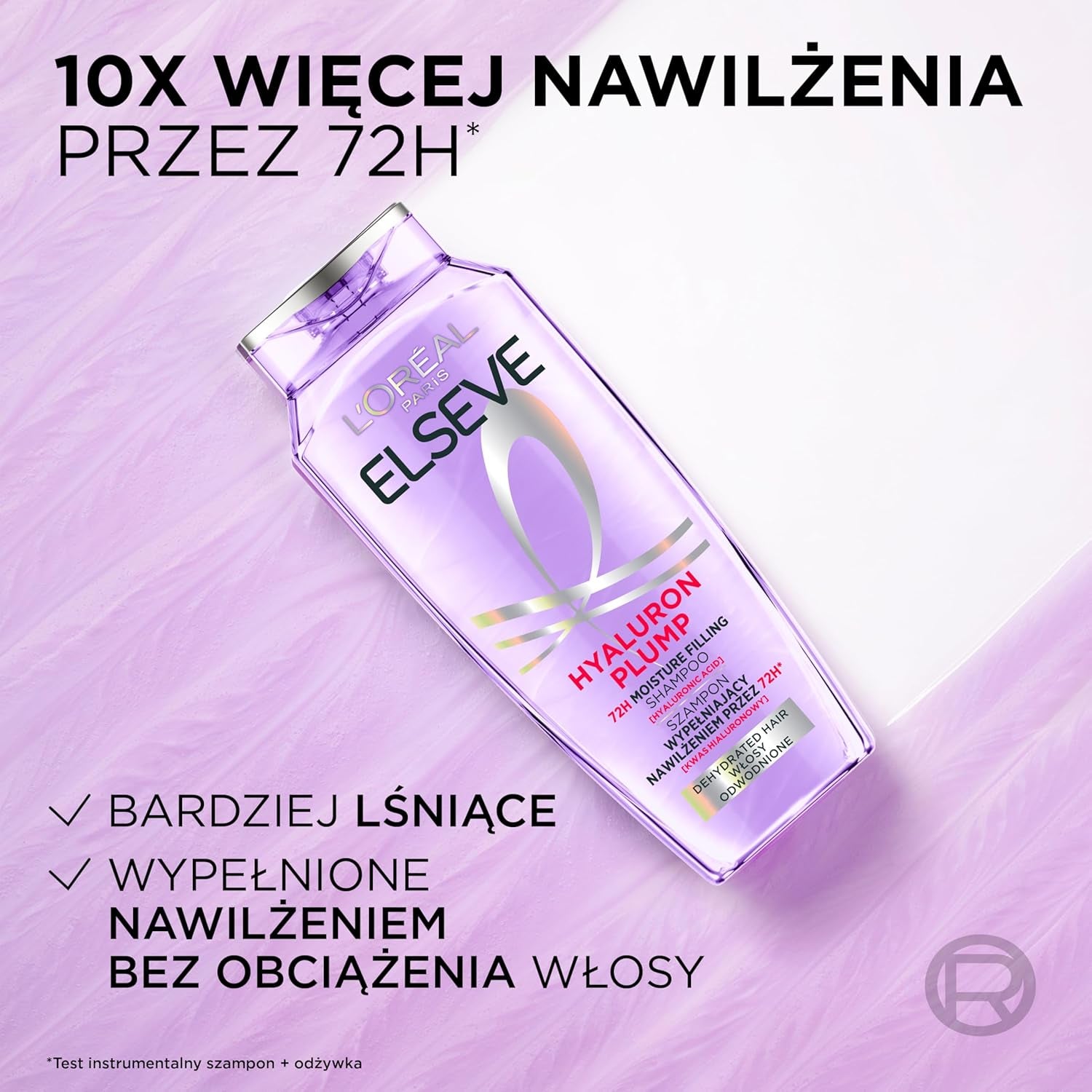 L'Oréal Paris Champú Hidratante Elvital Para Cabello Brillante Y Saludable, Con Ácido Hialurónico Para Un Impulso Hidratante, Hydra Hyaluronic, 400 Ml