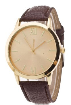 Fashion Business Belt Couple Quartz Watch