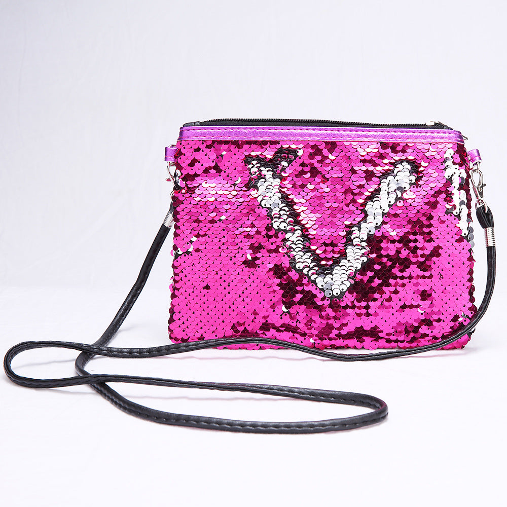 Sparkly one-shoulder bag