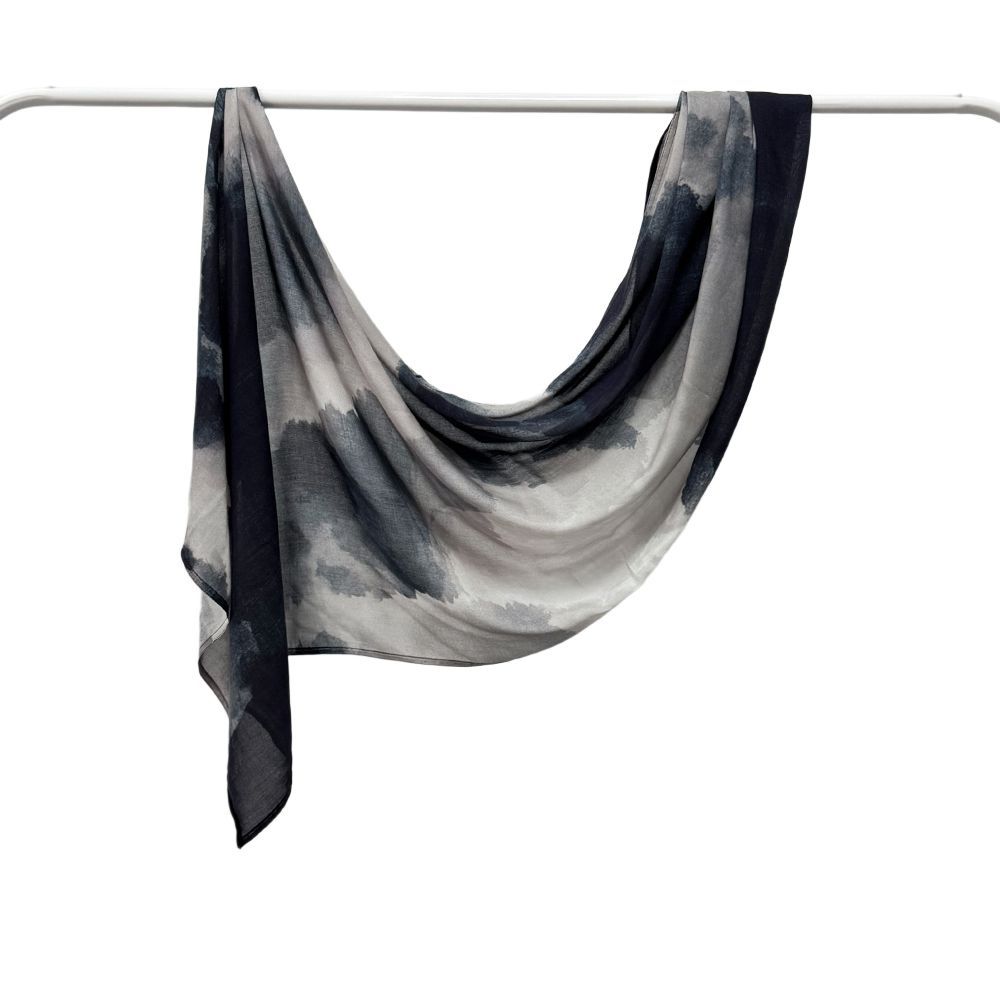 Modal Cotton Headscarf Marble Digital Printing