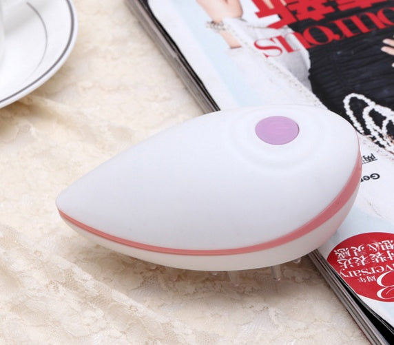 Belleza De Mano Cepillo Peine Del Pelo Del Cuero Cabelludo Jefe Masajeador Vibrador