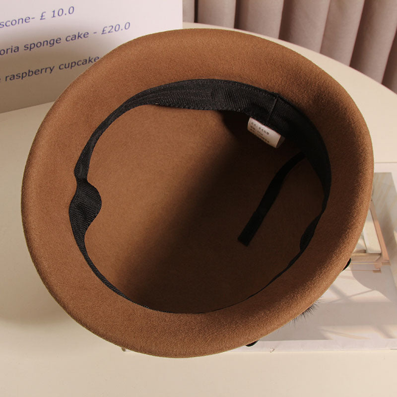 Autumn And Winter Small Brim Fisherman Basin Hat