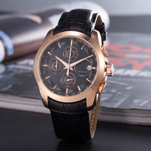 movement seconds watch 6-hand