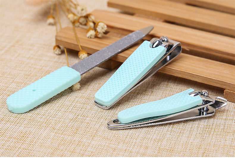Stainless steel manicure nail clippers