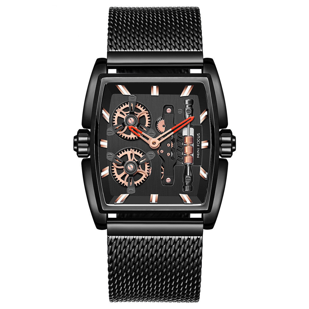 Barrel shell anti-Milan mesh belt men's watch
