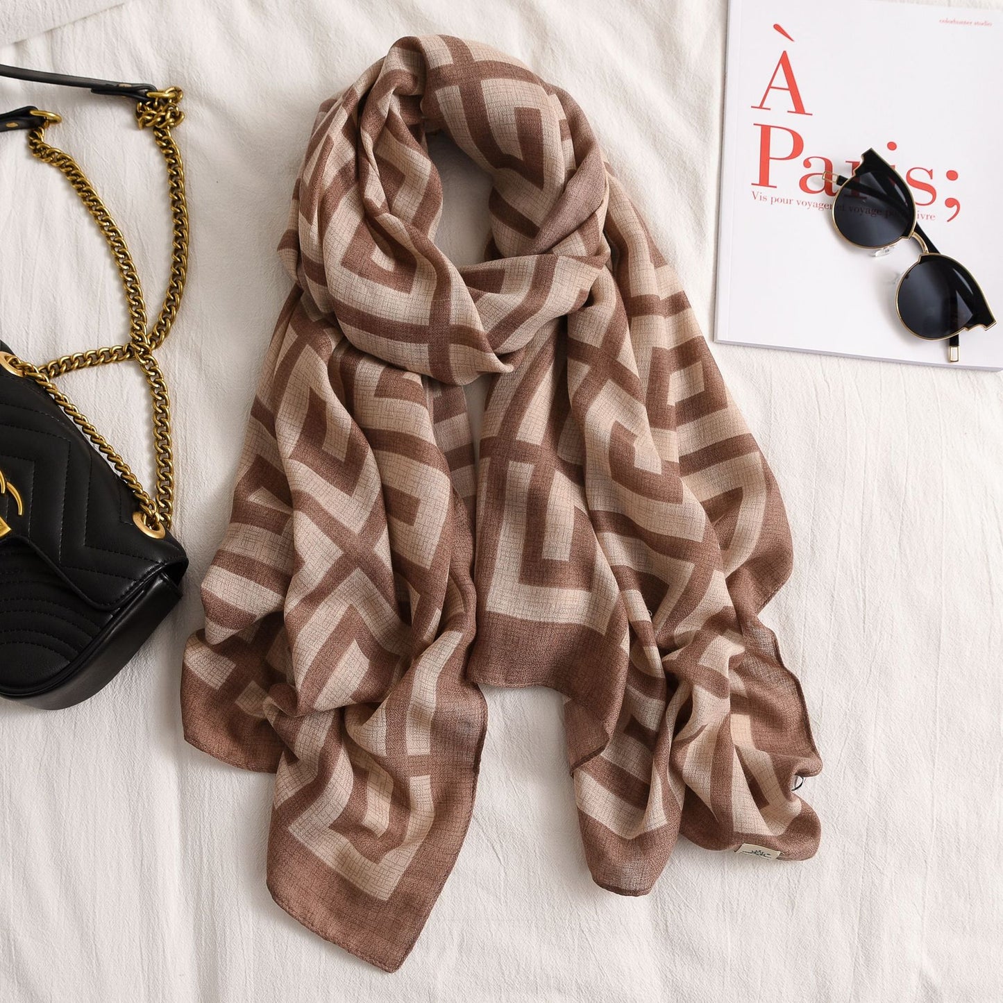 All-match warm scarf dual-use