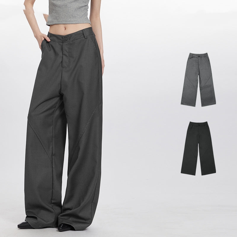 European And American Retro Design Drape Wide-leg Casual Pants