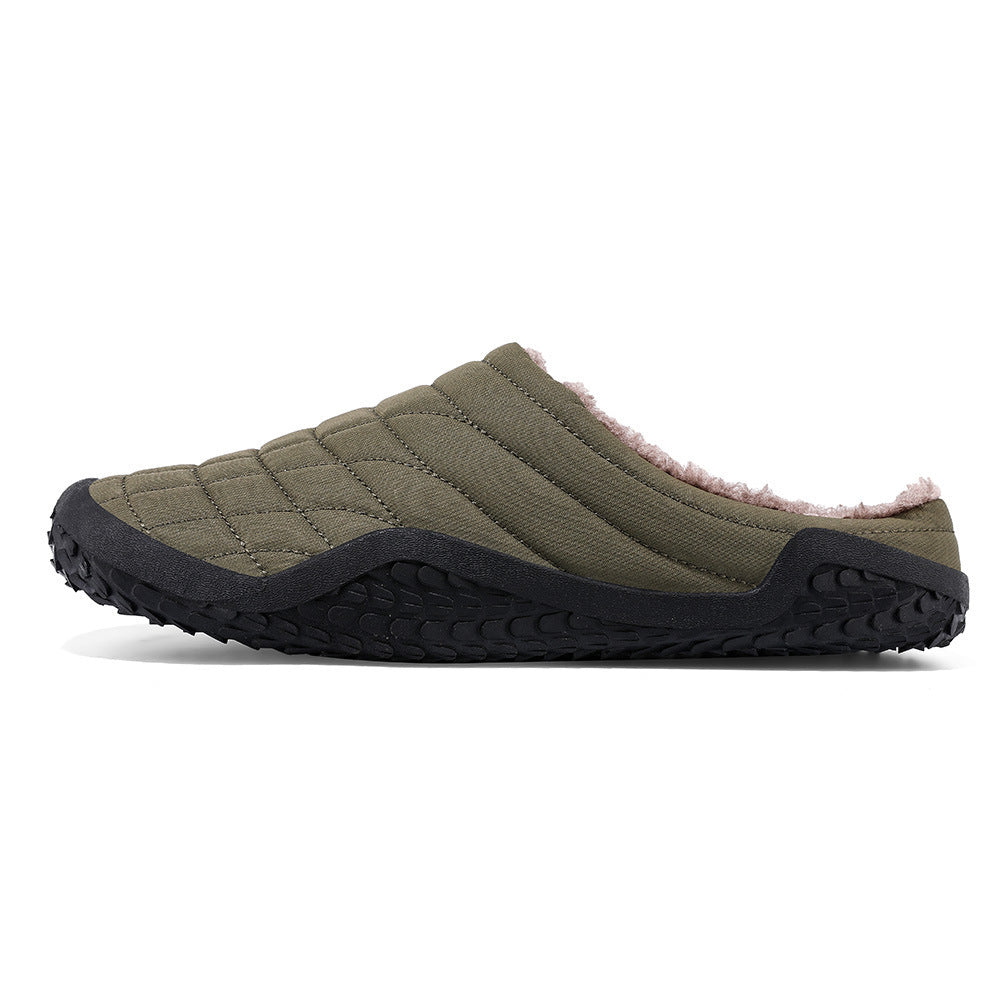 Winter New Style Plus Velvet Set Foot Indoor Men's Outdoor Cotton Mop