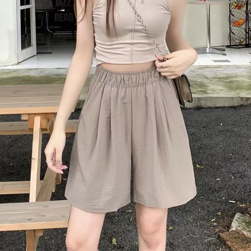 Summer Thin Loose High Waist Casual Japanese Shorts