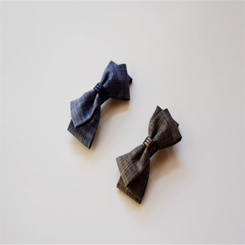 Bowknot hairpin edge clip ponytail clip top clip liu seaside clip