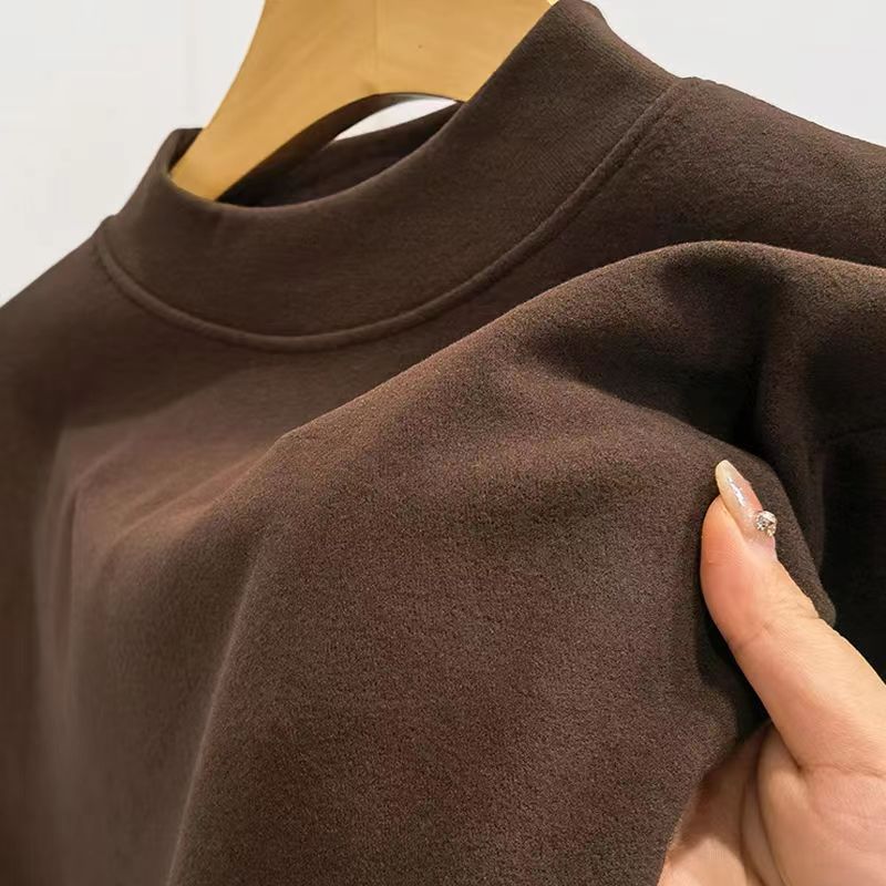 Warm Top Solid Color Men And Women