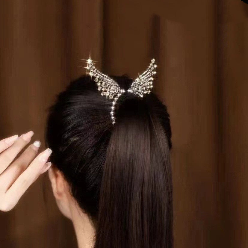 Copper Alloy Synthetic Zircon Micro Diamond Hair Clip