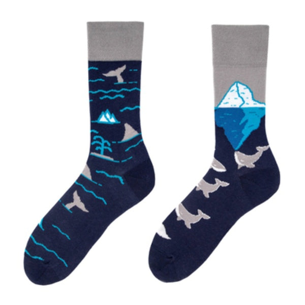 Asymmetric AB socks