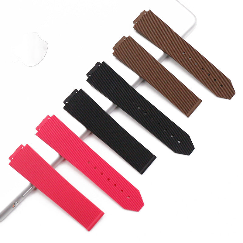 Waterproof rubber strap