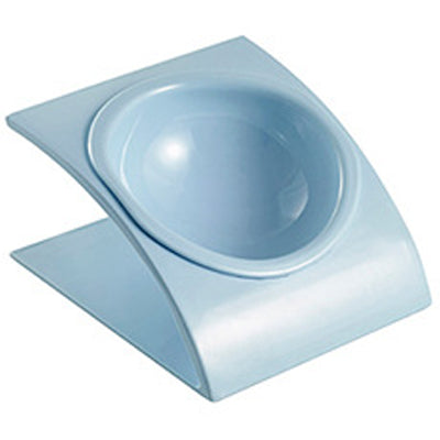 Tilting mouth color flat face pet bowl