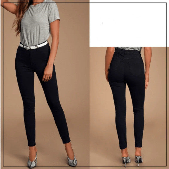 Printed hip elastic high waist leggings