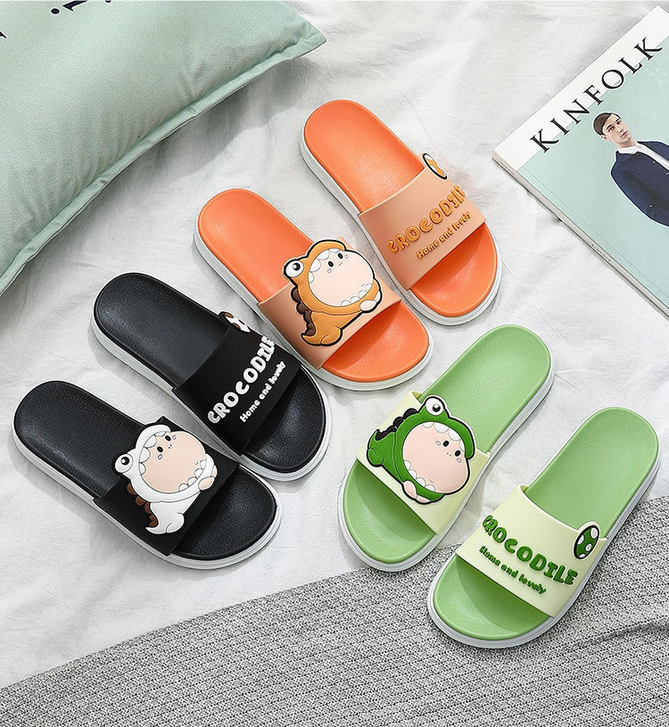 Cute Cartoon Fashionable Household Dinosaur Slippers