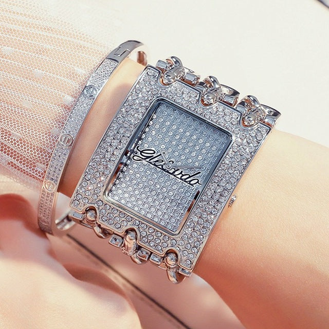 Nyt G-D-ur Dame Kvarts Analog Afslappet Ur Guld Ur Kvarts Enkelt Ur Relogio Feminino Reloj Mujer Montre