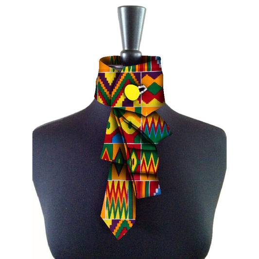 African women's bow collar