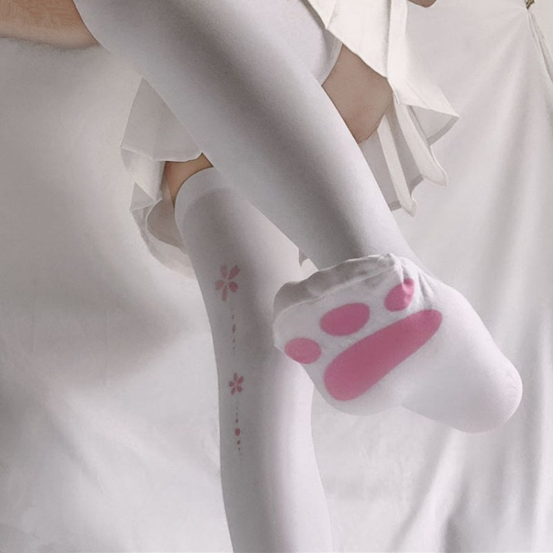 Cute Three-dimensional Meat Pad Pantyhose Over The Knee