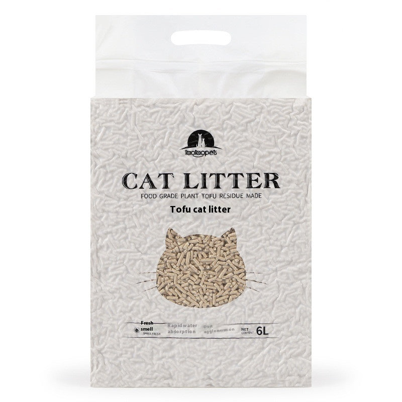 Green Tea Flavour Biodegradable Plant Cat Litter