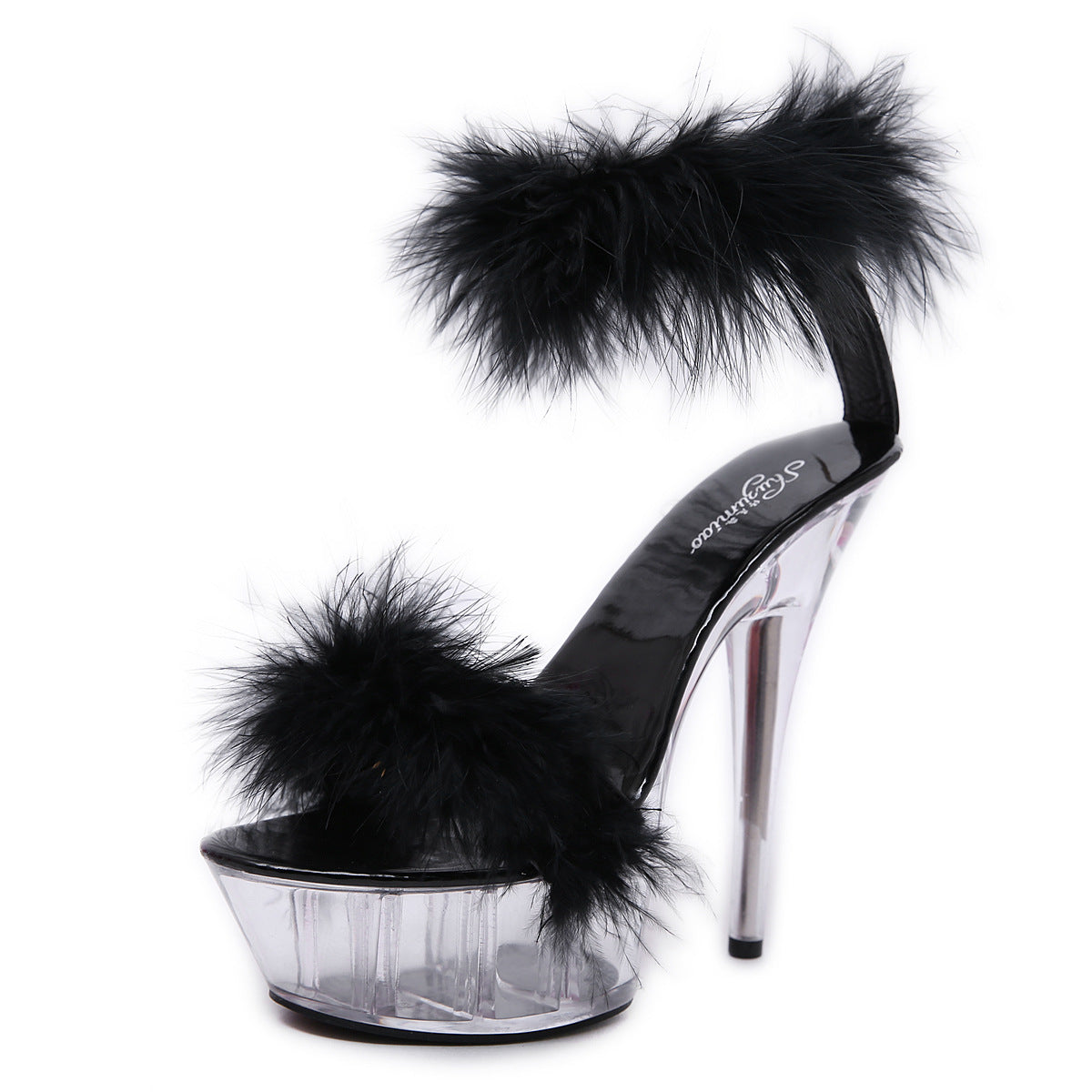 Stiletto Sexy Waterproof Platform Hate High Hairy Sandals