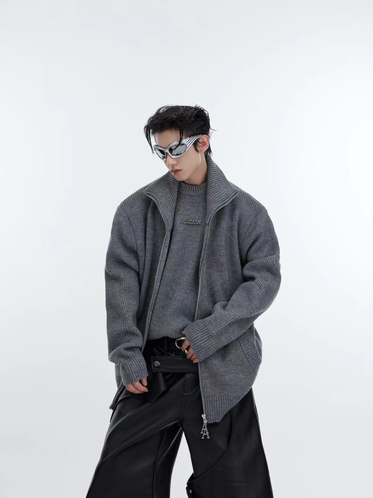 Deconstructing Fake Two Piece Knitted Sweaters For A Small Crowd