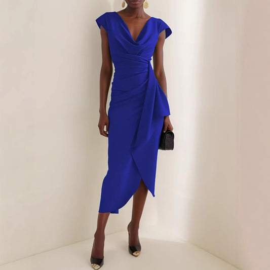 Elegant Feminin Kjole Med En Smart Sofistikeret Vibe
