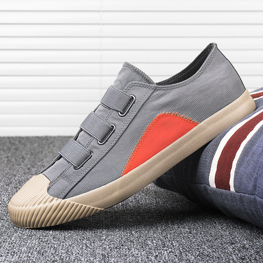 Retro Color-blocking Canvas Shoes New Trendy
