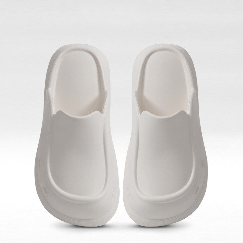 Baotou Thick Bottom Fashion Slippers Outerwear Home Shoes EVA Non-slip Casual Beach Shoes