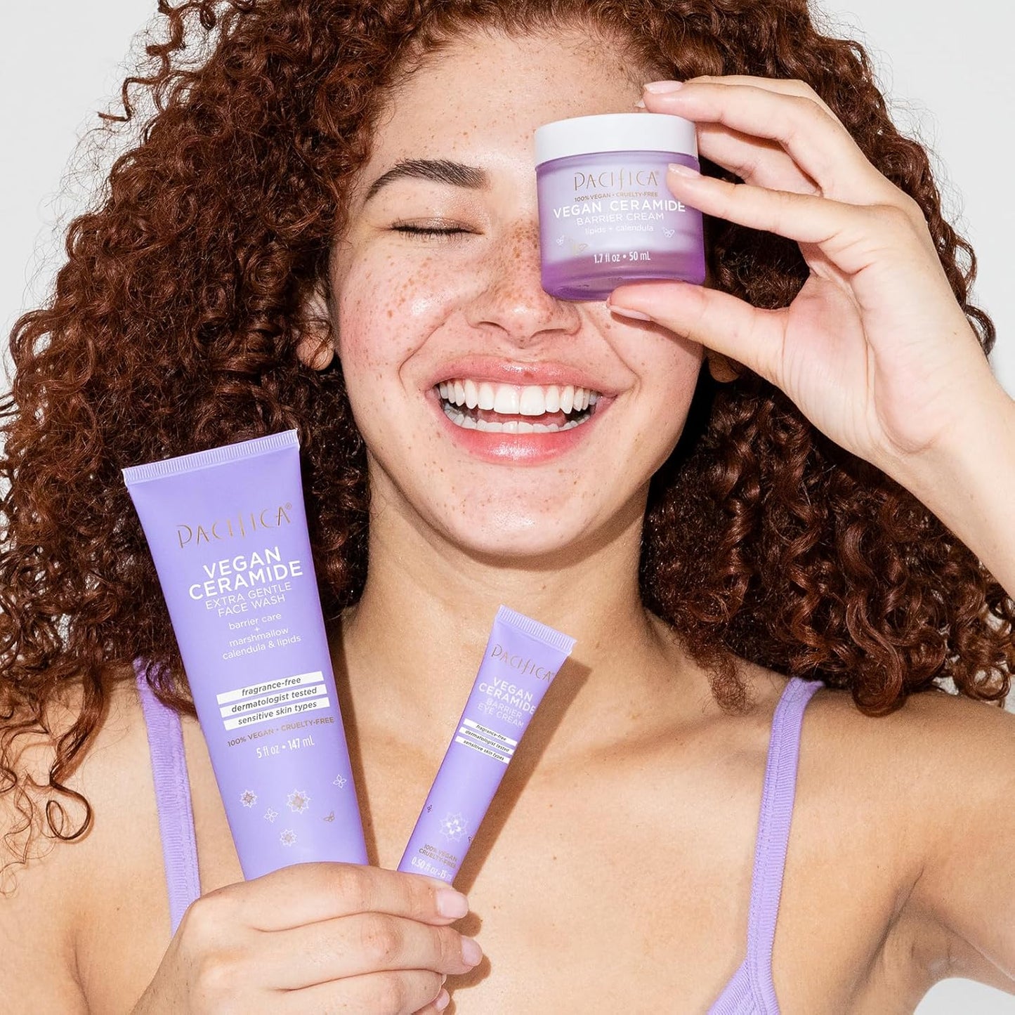 Face Wash for Sensitive Skin Facial Cleanser Vegan Ceramide Barrier Repair Extra Gentle for Daily Fragrance Free for Sensitive Skin, Clean Beauty, Vegan & Cruelty-Free Dermatologist Tested