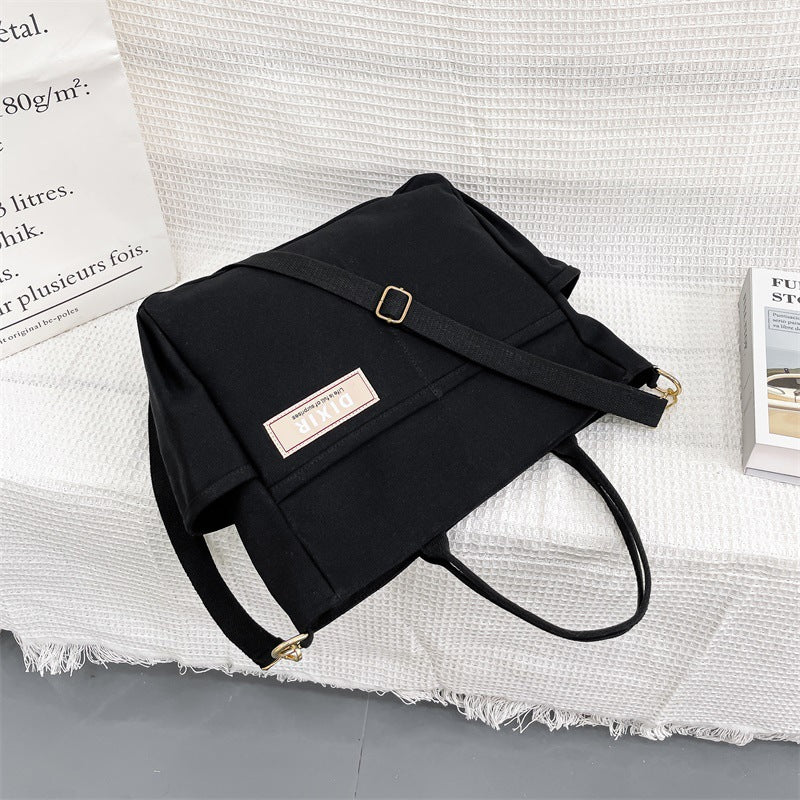Women's Large-capacity Canvas Shoulder Handbag