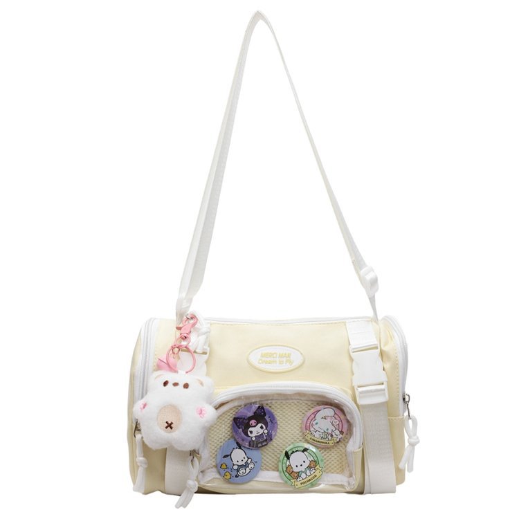 Preppy Style Cute Transparent Crossbody Bag
