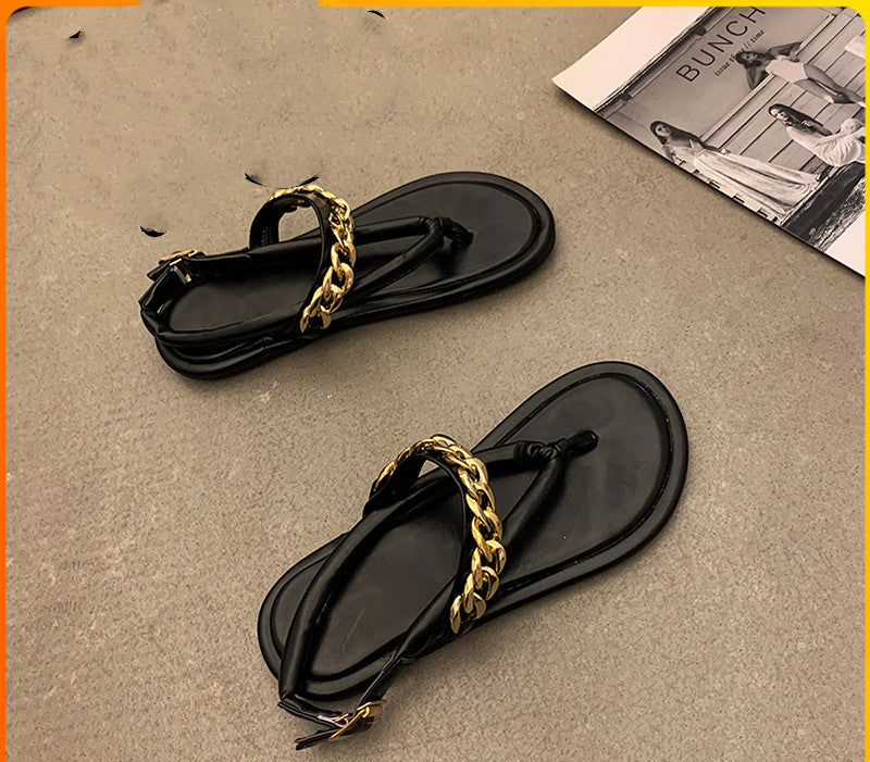 Women's Summer New Style Flat Flip Flops Sandals