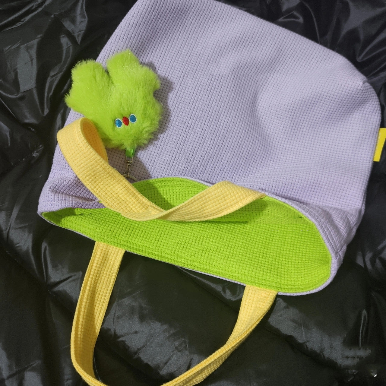 Cute Blue Contrast Tote Bag