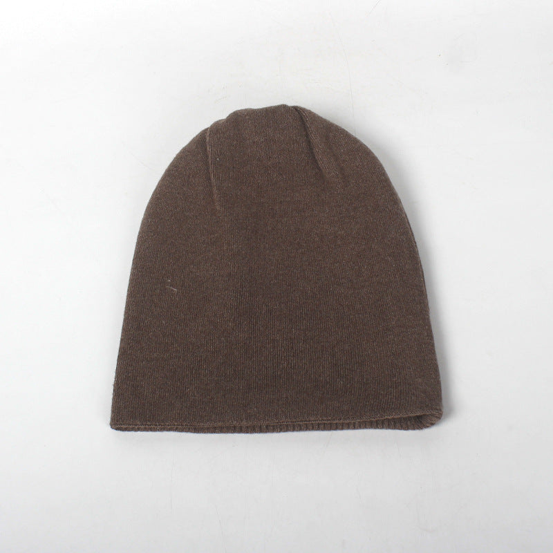 Double Layer Thickened Wool Knitted Hat Children