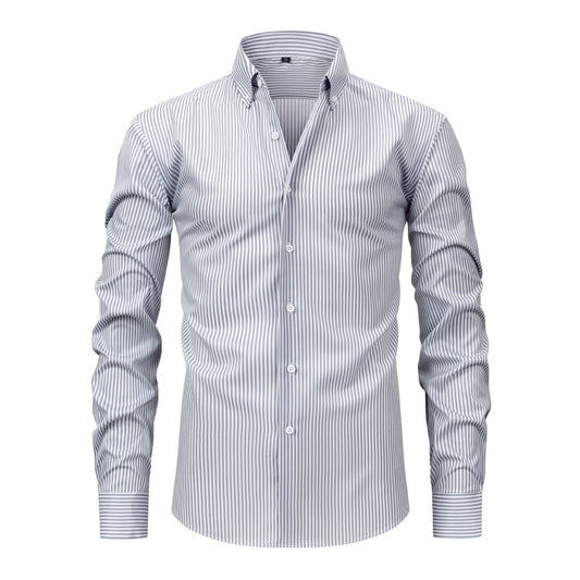 Four-sided Stretch Digital Printing Striped Long Sleeve