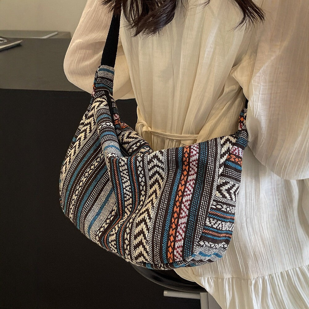 Large-capacity Vintage Versatile Crossbody Bag Fashionable