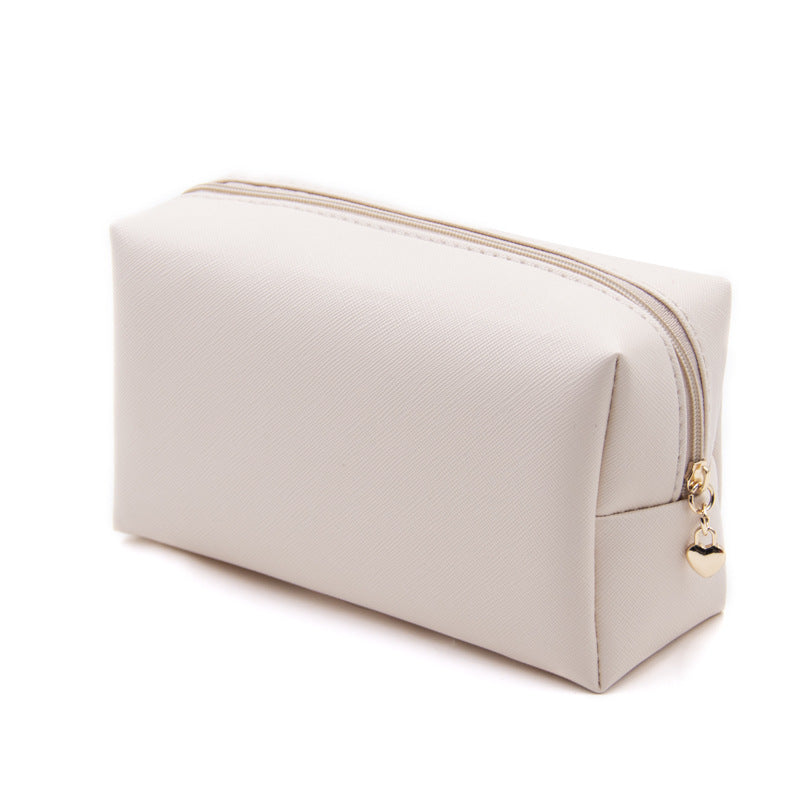 Large Capacity Cosmetic Bag Leather Ladies Pu