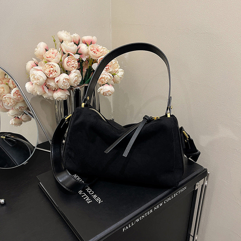 Women's High-End Suede Pillow Bag