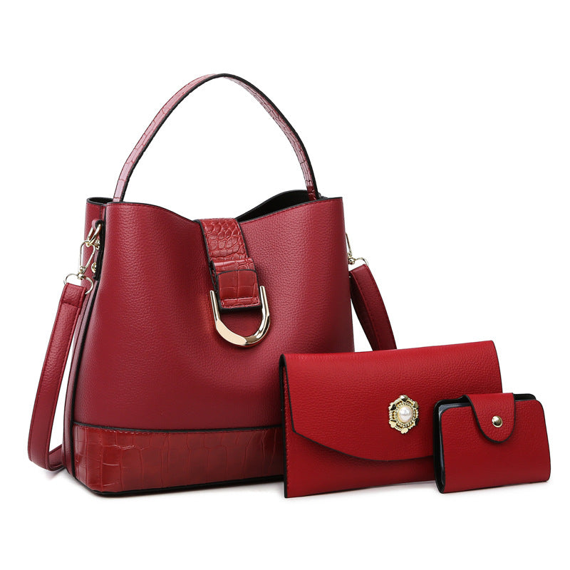 Urban Minimalist Large-capacity Hand-held Single-shoulder Crossbody Mother-daughter Bag