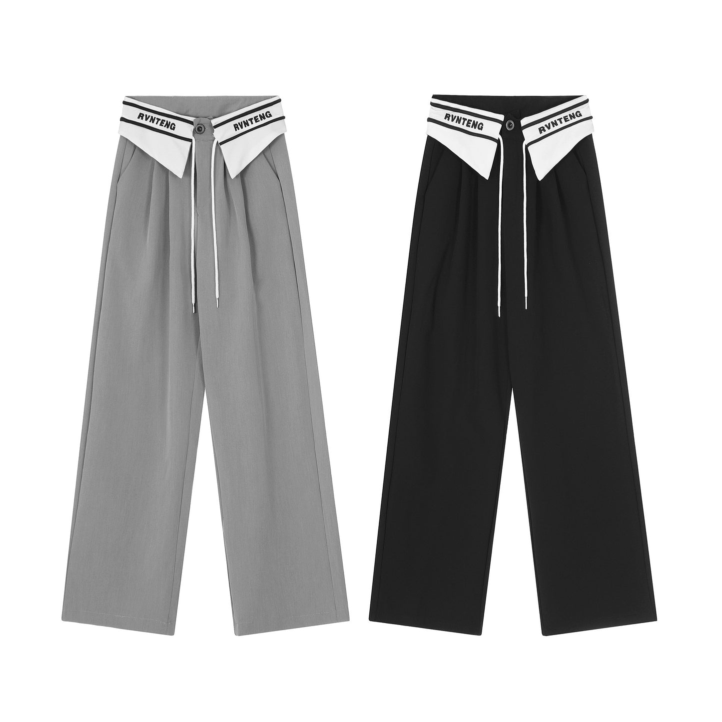 Spicy Girls' Street Waist Fold Out And Drop Down Suit Pants