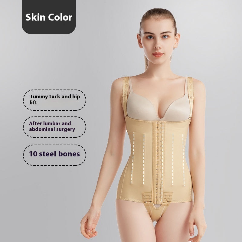 Waist And Abdomen Liposuction Body Shaping Clothes Elastic Waist Tight Elastic Sleeve