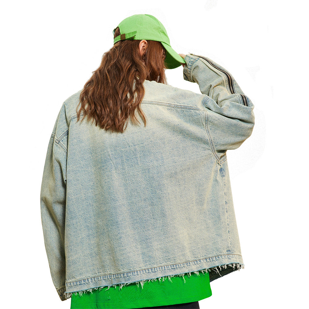 High Street Old Washing Water Denim Jacket
